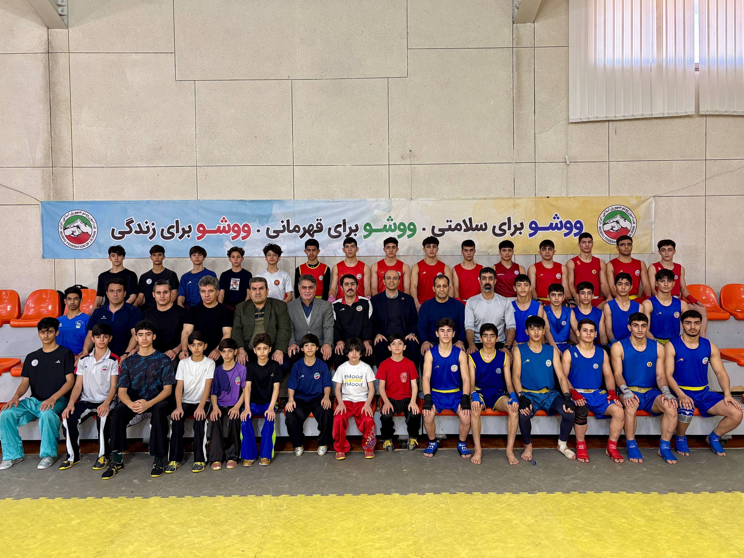 صدیقی در جمع ملی‌پوشان جوان: آینده ووشو متعلق به شماست