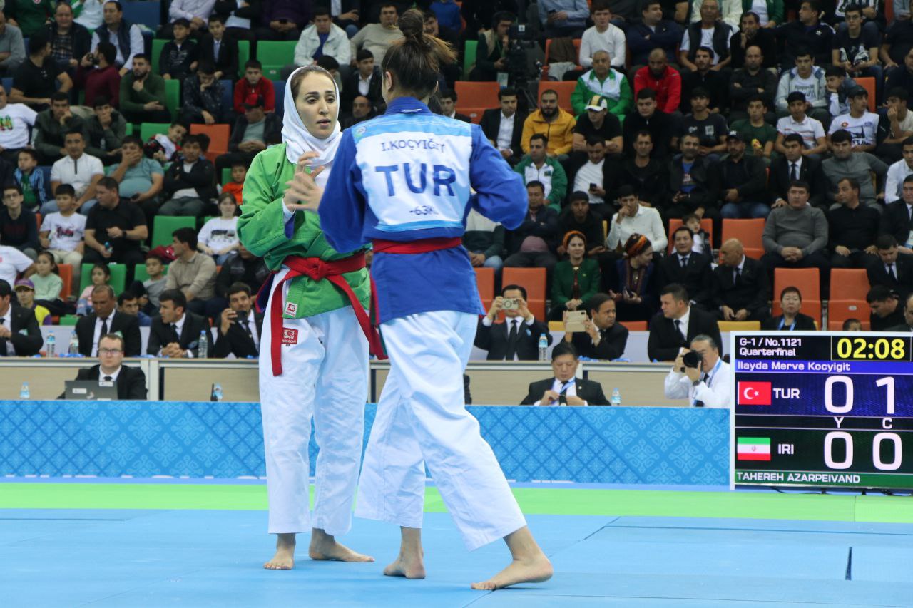 کوراش قهرمانی جهان – ترکمنستان؛ مدال برنز بر گردن طاهره آذرپیوند