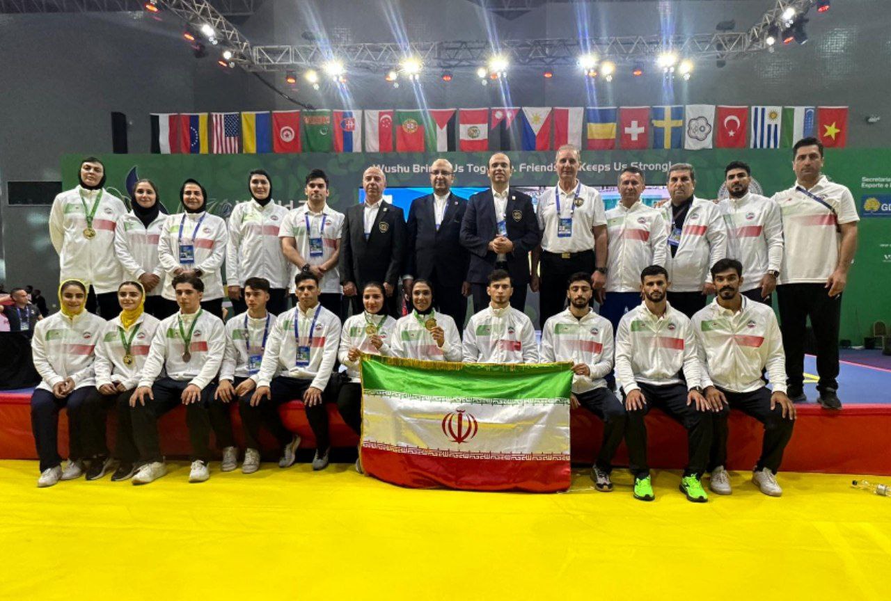 نایب‌قهرمانی کاروان ووشو ایران در مسابقات قهرمانی جهان؛ کسب ۱۰ مدال رنگارنگ توسط مبارزان پارسی