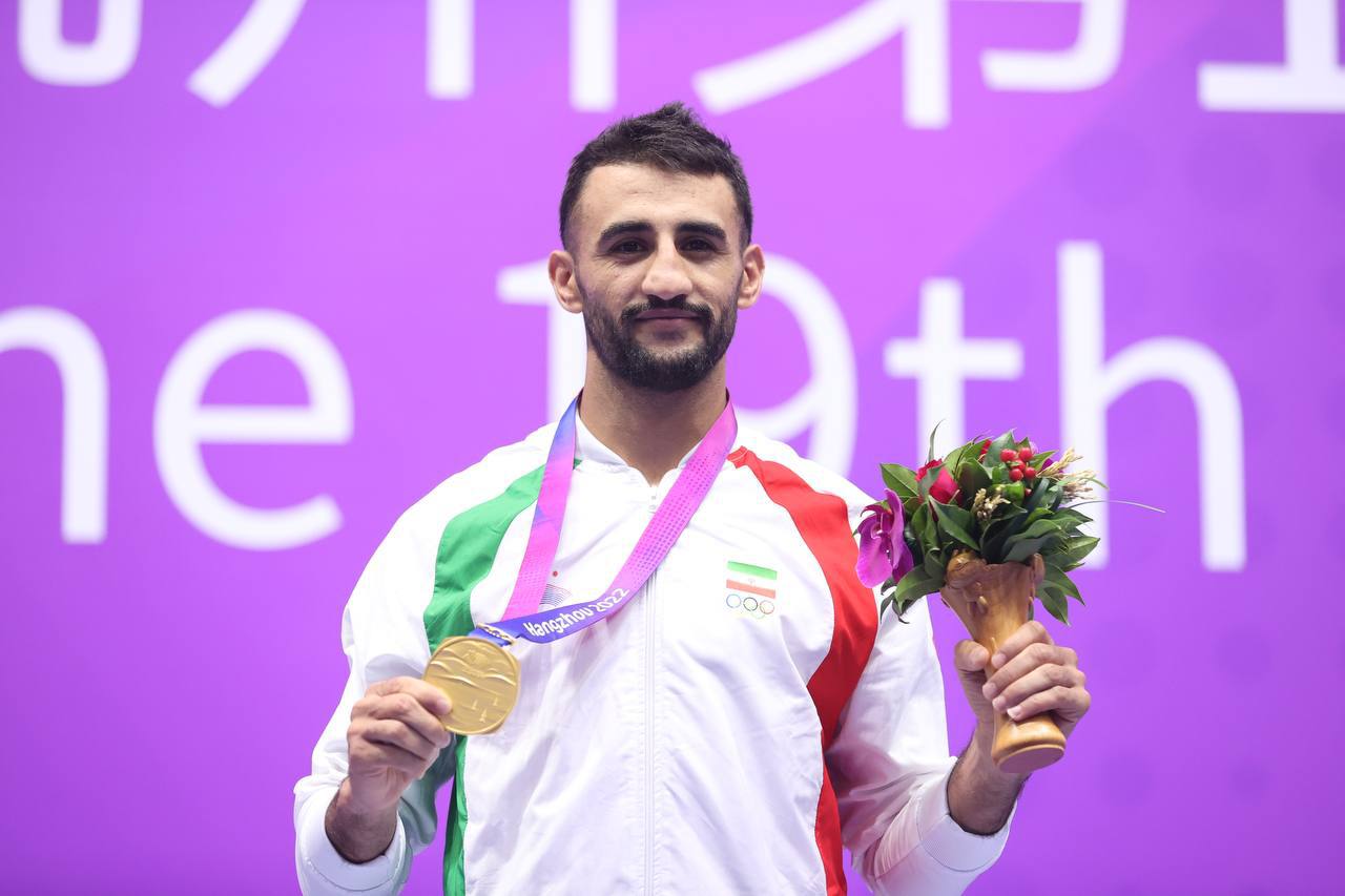 افشین سلیمی، دومین طلایی کاروان ایران در بازی‌های آسیایی هانگژو